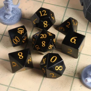 obsidian dice set